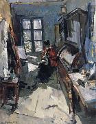 Konstantin Korovin In the room oil